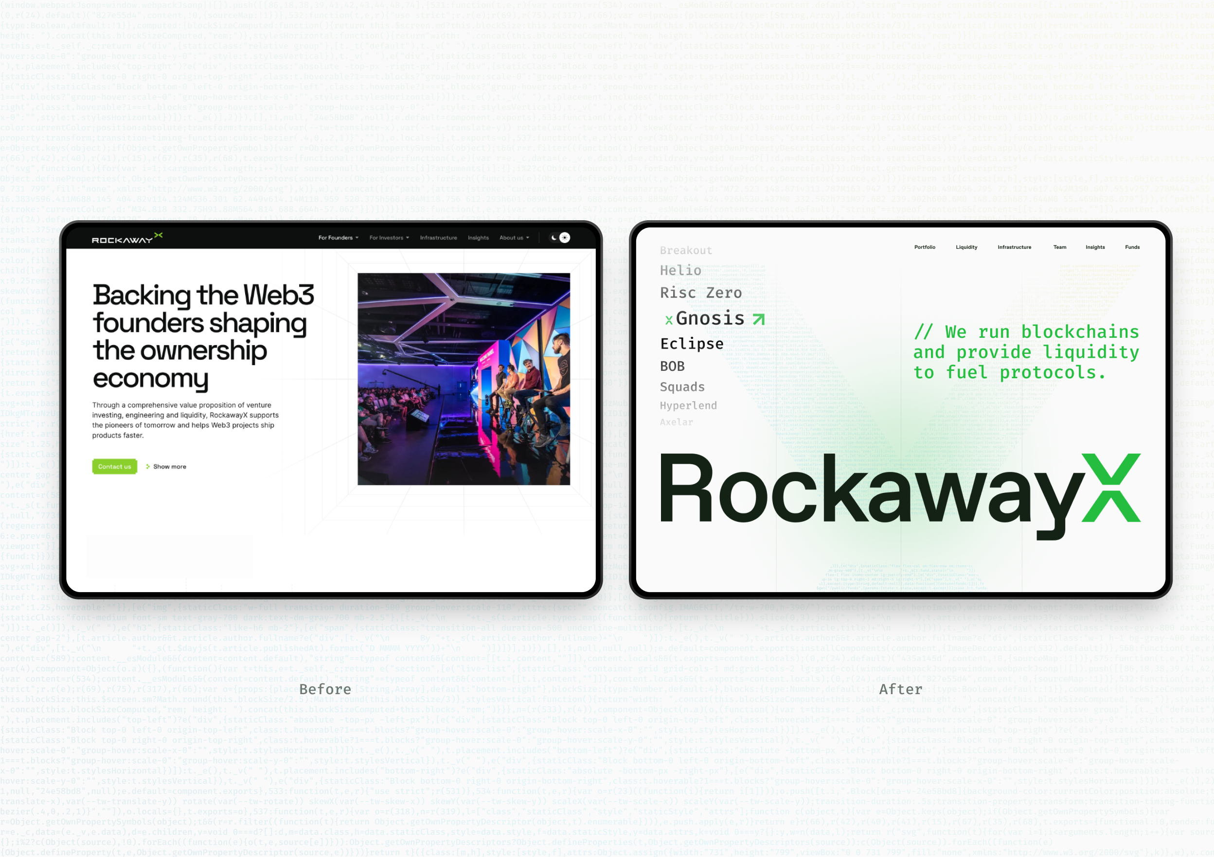 UX design before and after